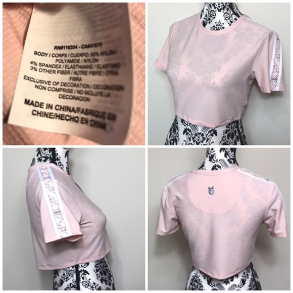 Conv&MileyCyrus SET: Boxy Short+GlitterTop Pink - Picture 4 of 7